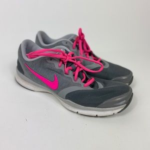 Gray and Pink Nike’s